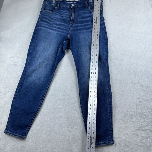 American Eagle Jegging Jeans Size 18 Regular Next Level Stretch Womens Blue - Picture 11 of 12